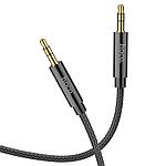 Кабель AUX Hoco UPA19 jack (M) - jack(M) 3.5mm (2.0 м) нейлон черный