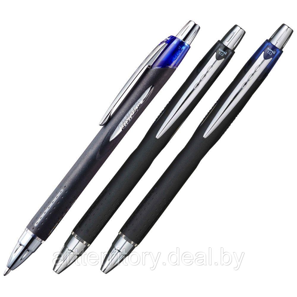 Ручка шариковая автоматическая Mitsubishi Pencil JETSTREAM 210, 1 мм. (синяя) - фото 2 - id-p181667037