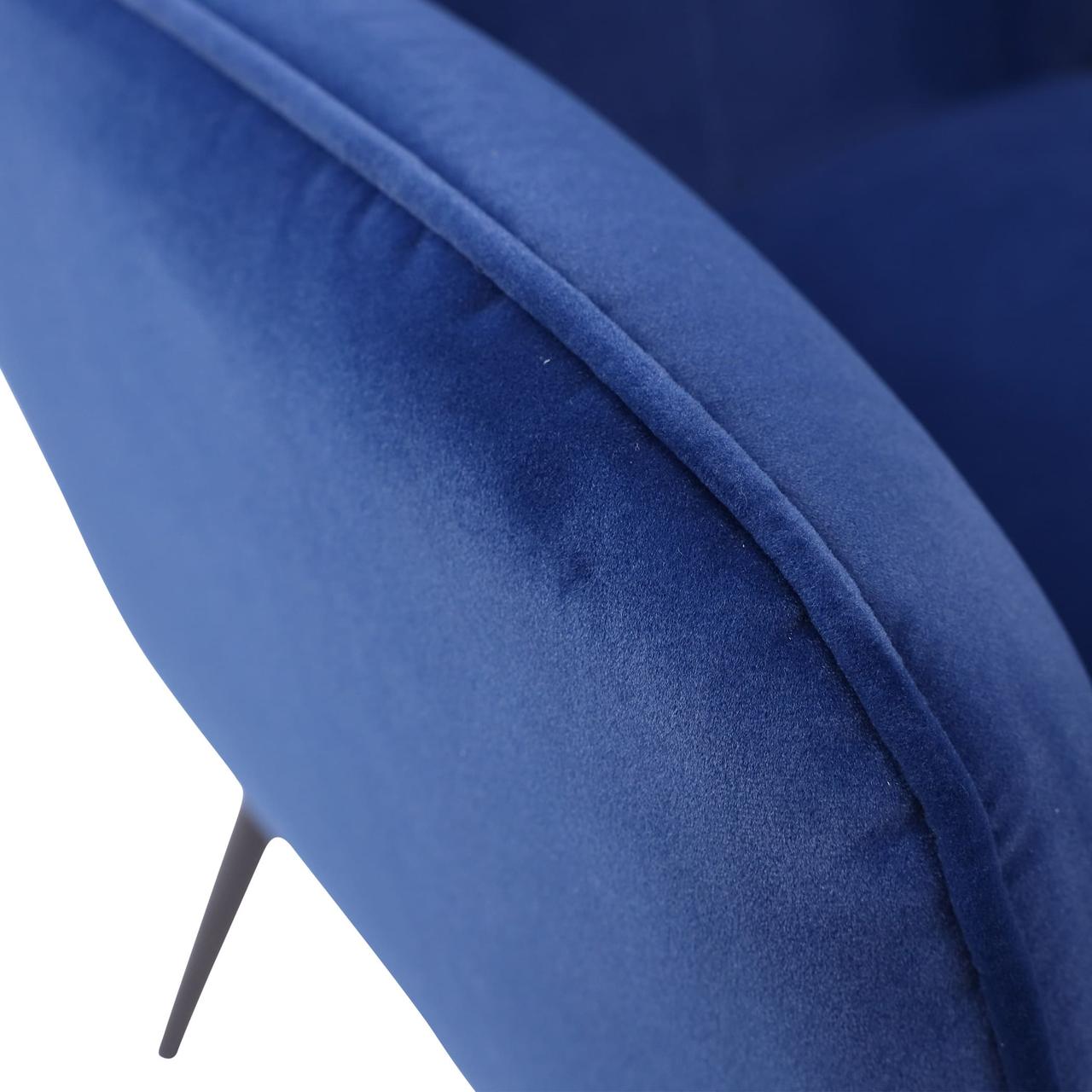 Кресло Bogema, синий, велюр - фото 9 - id-p173511005