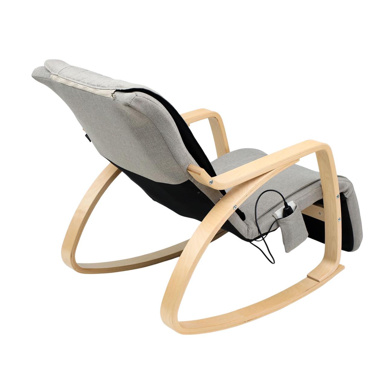 Кресло-качалка Smart, бежевый, ткань (лен) - фото 4 - id-p173511009