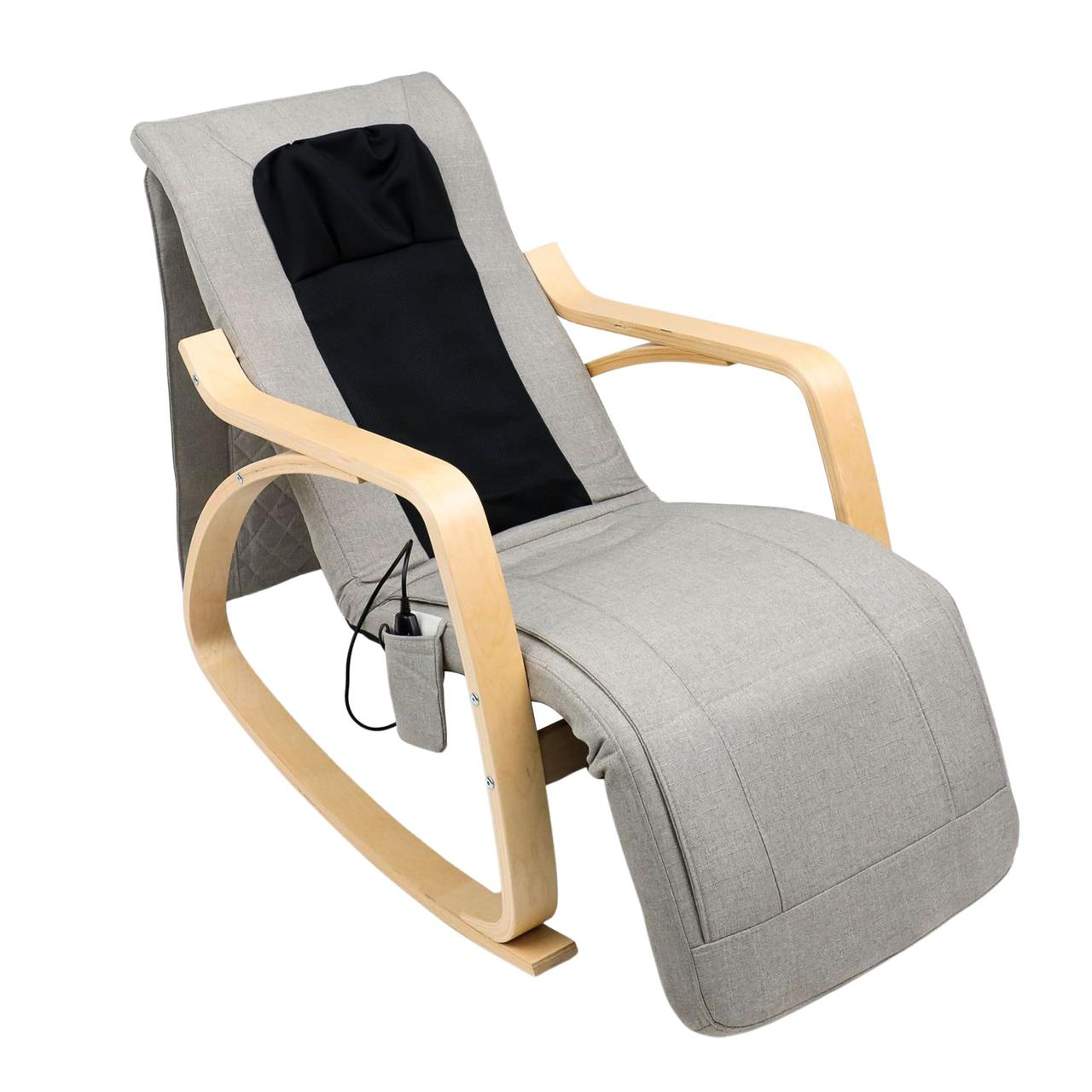 Кресло-качалка Smart, бежевый, ткань (лен) - фото 6 - id-p173511009