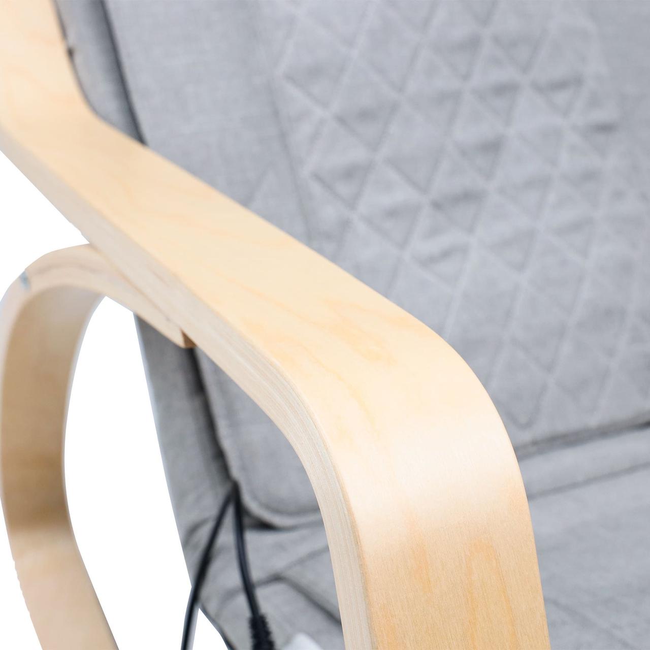 Кресло-качалка Smart, бежевый, ткань (лен) - фото 9 - id-p173511009