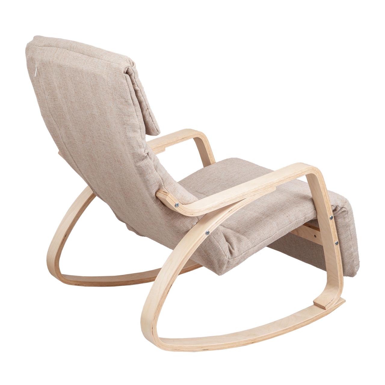 Кресло-качалка Smart, бежевый, ткань - фото 6 - id-p173511010