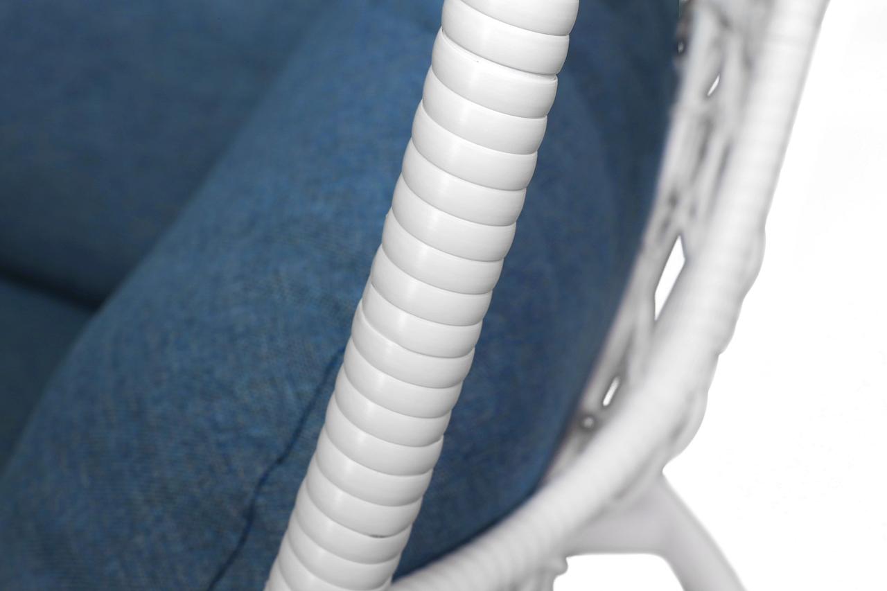 Кресло подвесное Bali, белый, исскуственнный ротанг - фото 7 - id-p173511014