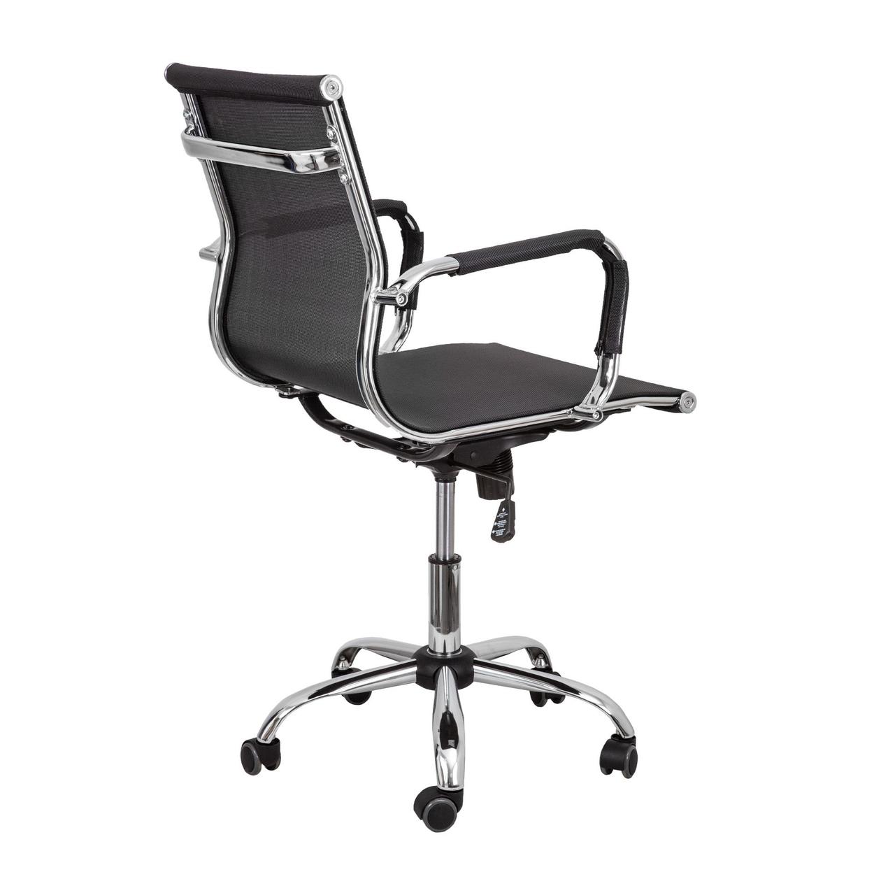 Кресло поворотное Adel, черный, армированная сетка - фото 5 - id-p173511021