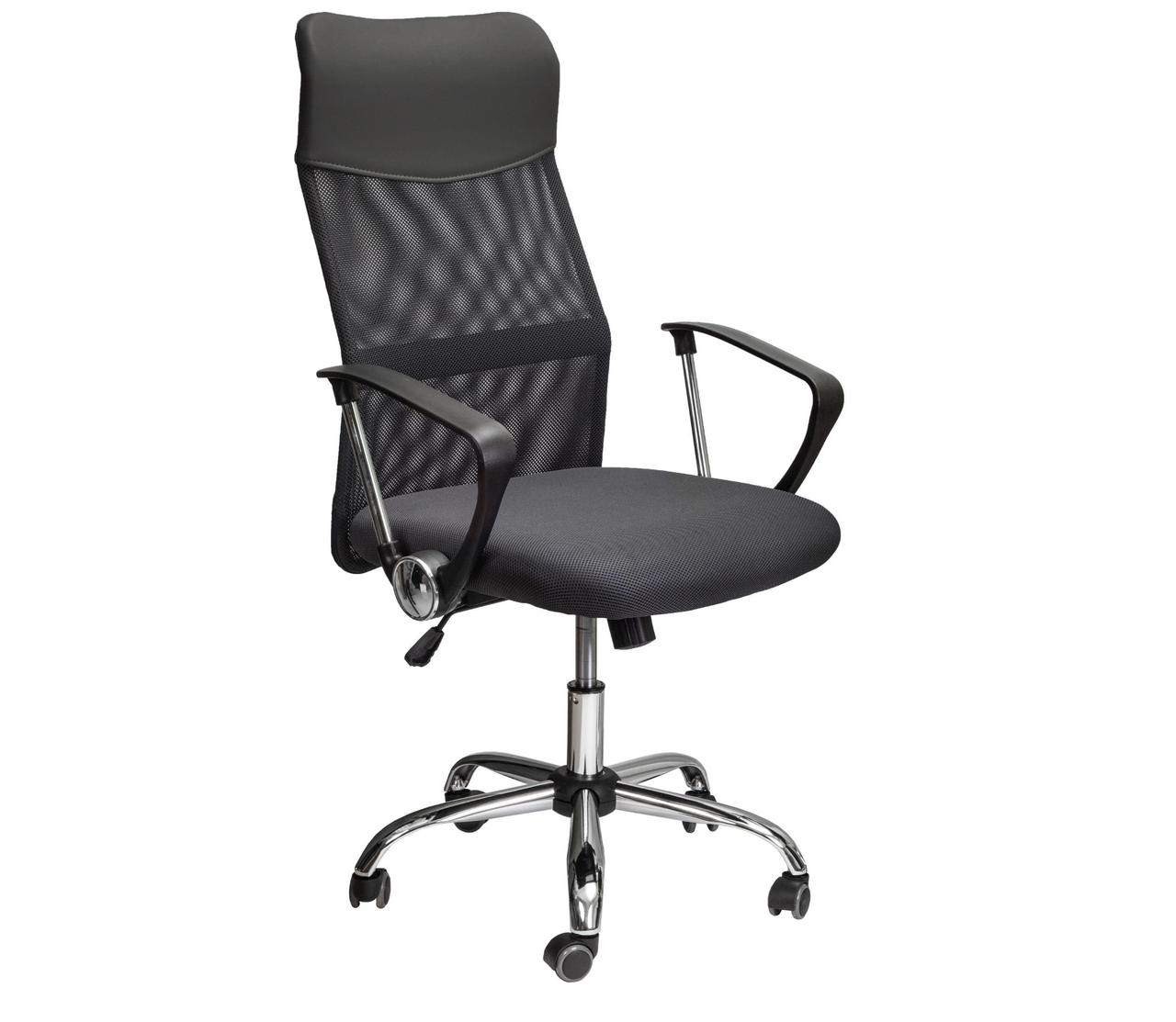 Кресло поворотное Aria, чёрный, сетка - фото 1 - id-p173511028