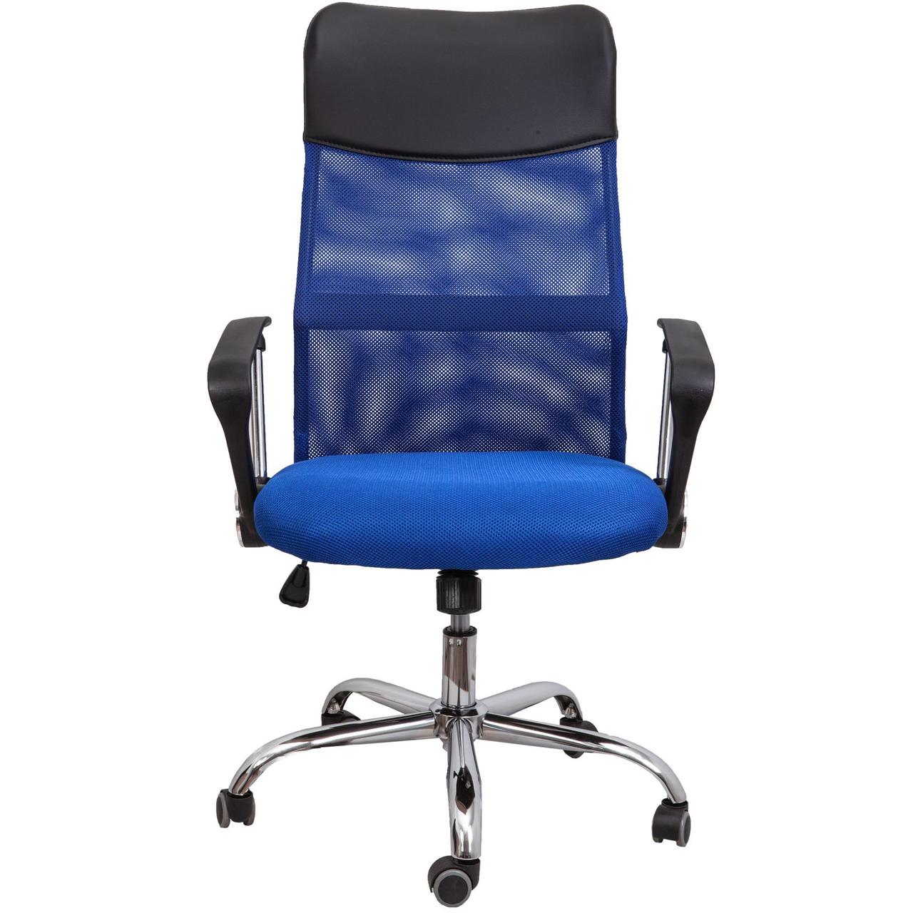Кресло поворотное Aria, синий + чёрный, сетка - фото 2 - id-p173511030