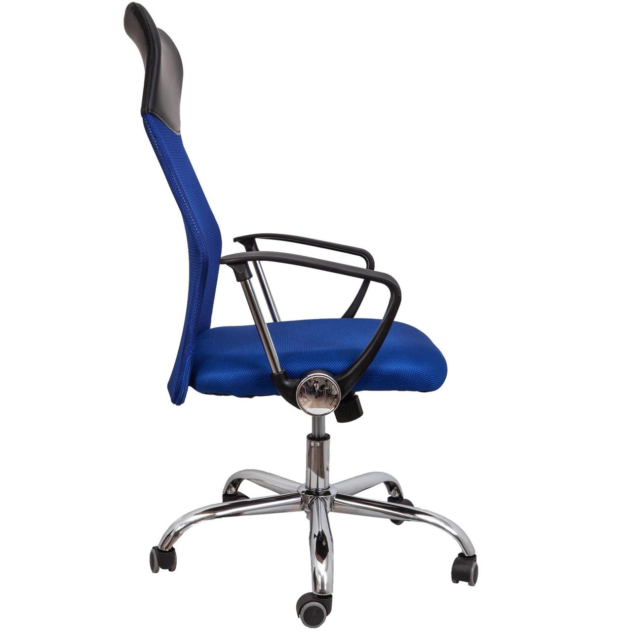 Кресло поворотное Aria, синий + чёрный, сетка - фото 3 - id-p173511030