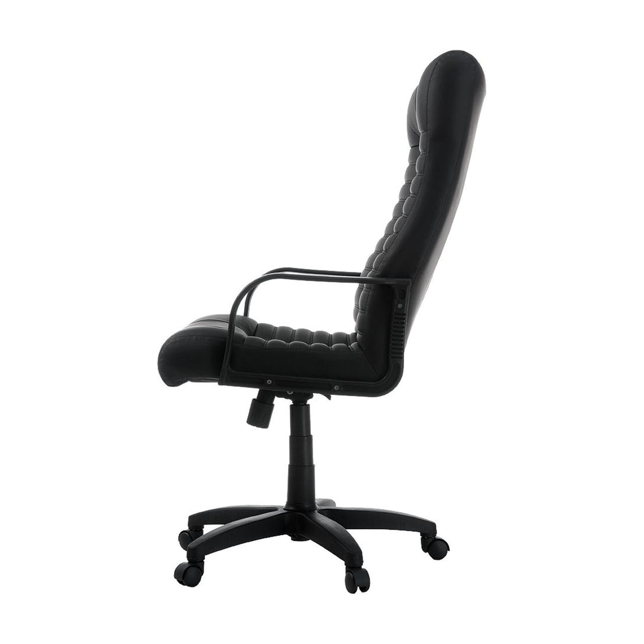 Кресло поворотное Atlant, черный, искусственная кожа - фото 3 - id-p181693435