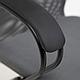 Кресло поворотное AV 142, темно-серый, экокожа + сетка, фото 9