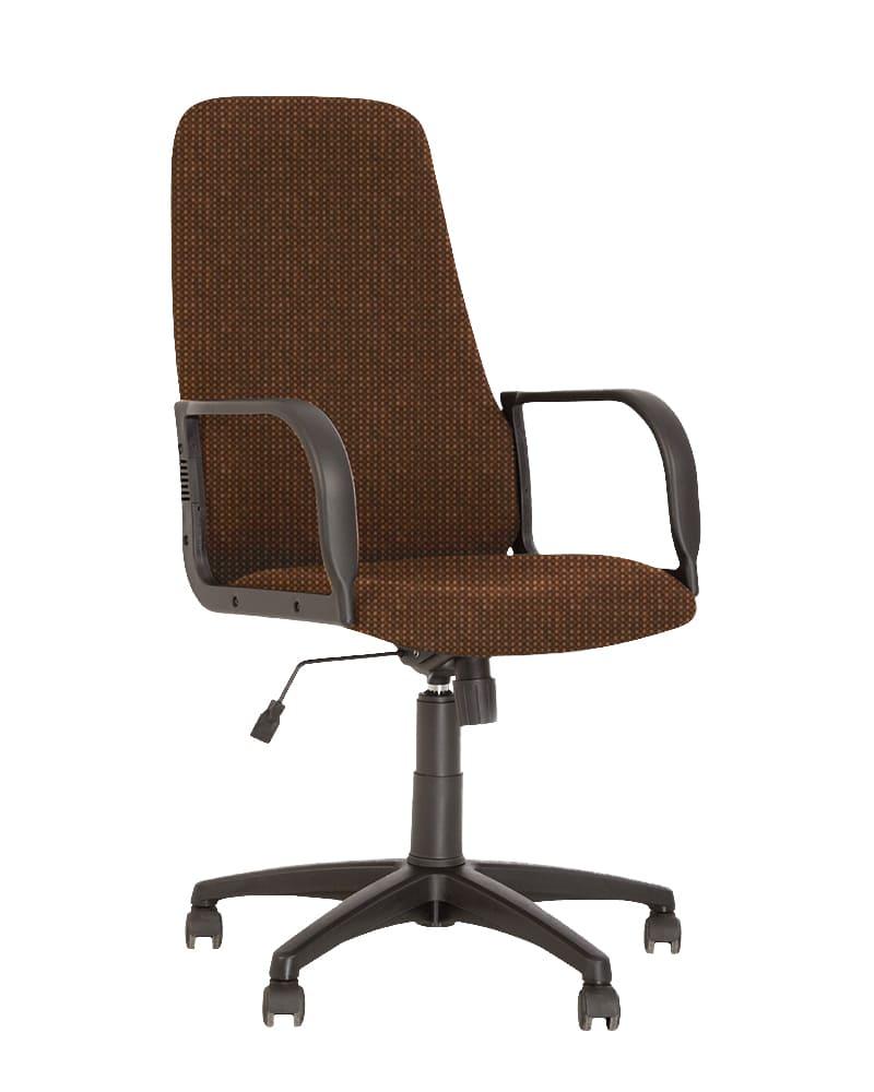 Кресло поворотное Diplomat, коричнево-бежевый, ткань - фото 2 - id-p181693450
