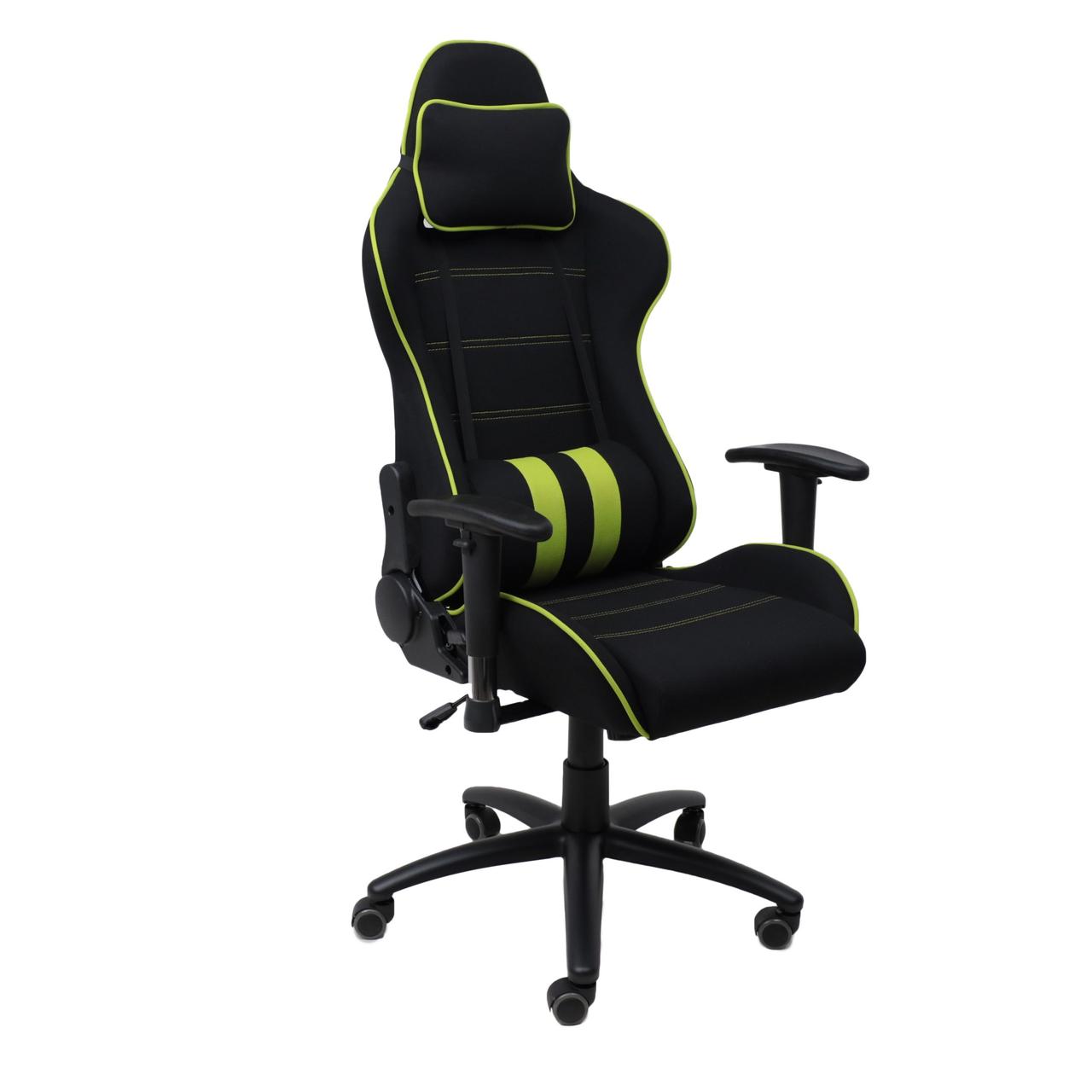 Кресло поворотное Infiniti, зеленый + черный, ткань - фото 2 - id-p173510993