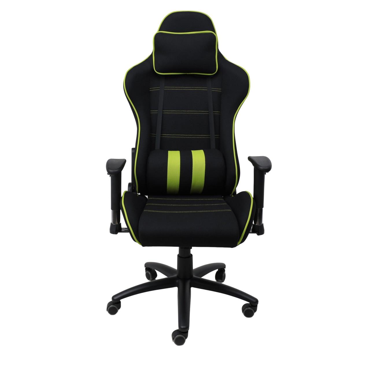Кресло поворотное Infiniti, зеленый + черный, ткань - фото 3 - id-p173510993