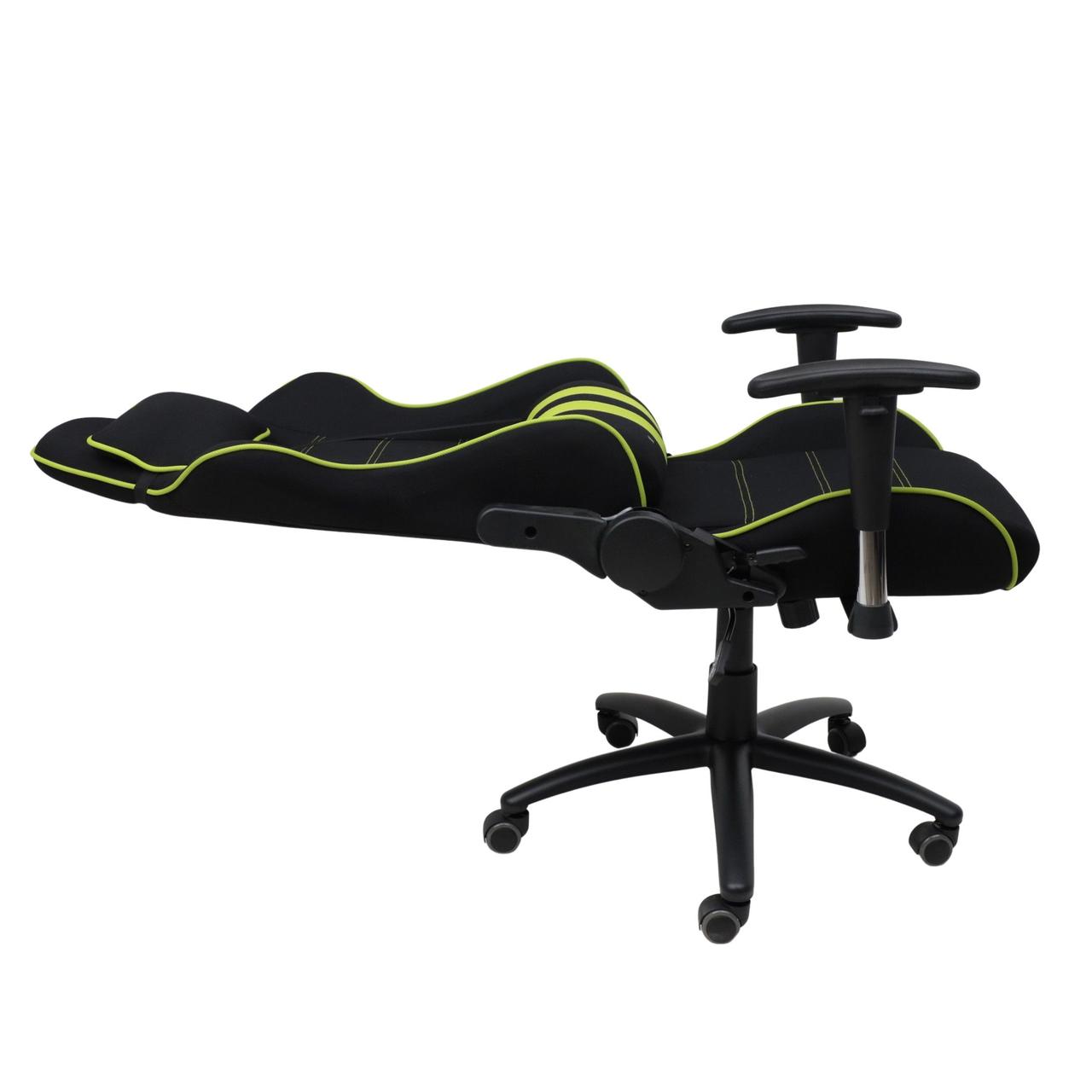 Кресло поворотное Infiniti, зеленый + черный, ткань - фото 5 - id-p173510993