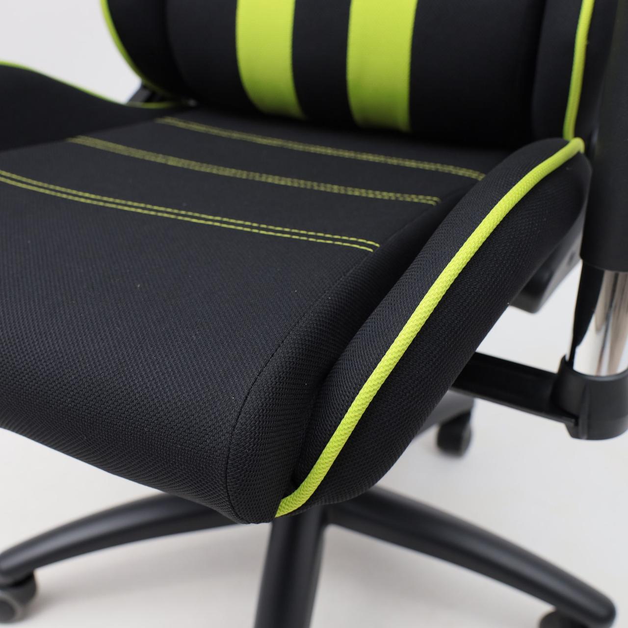 Кресло поворотное Infiniti, зеленый + черный, ткань - фото 9 - id-p173510993