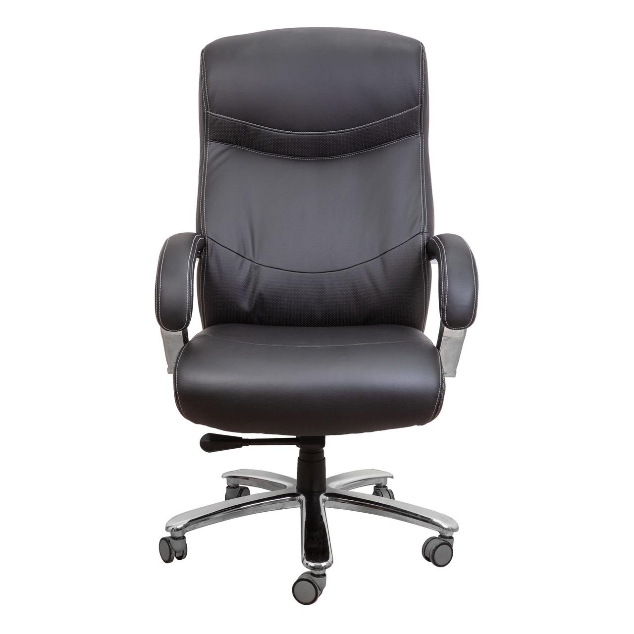 Кресло поворотное Marshal, чёрный, экокожа - фото 3 - id-p178419342