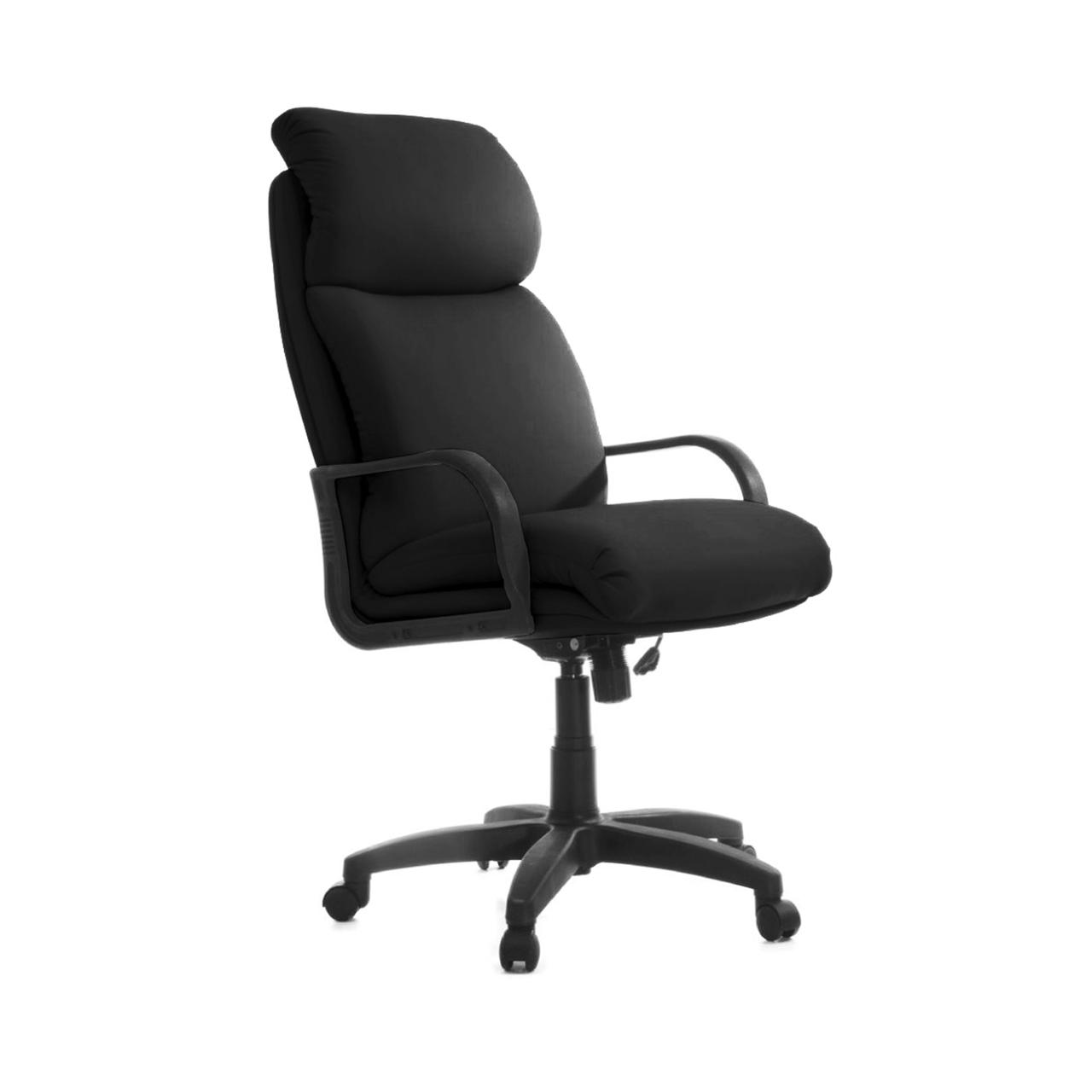 Кресло поворотное Надир, черный, искусственная кожа - фото 1 - id-p181693476