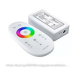 Контроллер RGB для светодиодной ленты с П/У белый : с П/У белый,12-24V, LD63