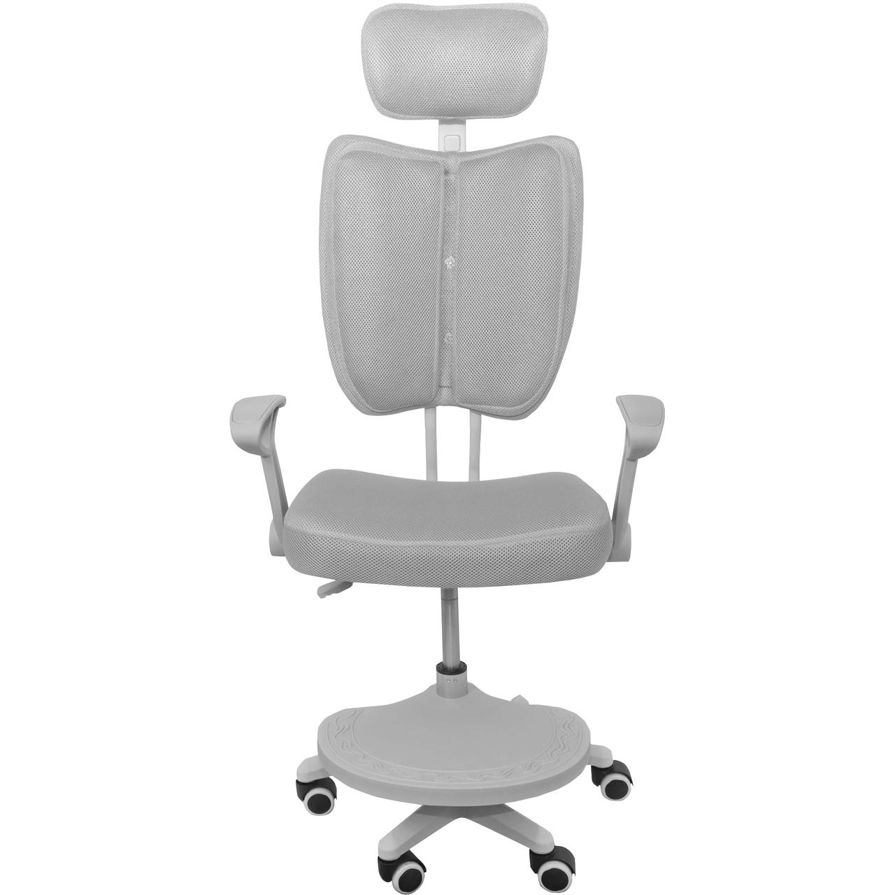 Кресло поворотное Twins, серый, ткань - фото 10 - id-p181693499