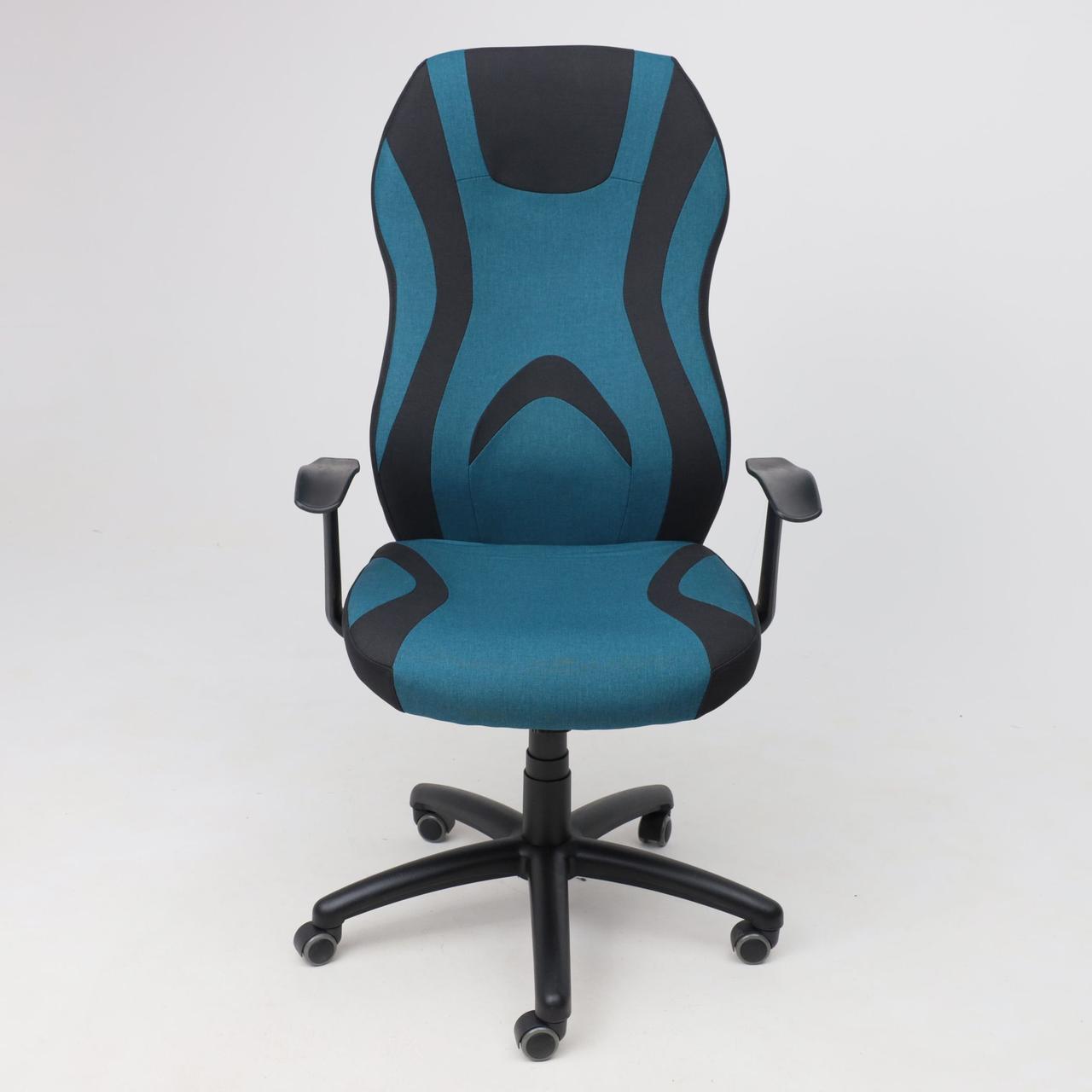Кресло поворотное Zodiac, синий, ткань - фото 3 - id-p173511000