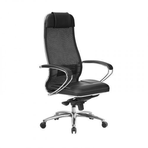Кресло поворотное Метта SAMURAI SL-1.04, чёрный, сетка