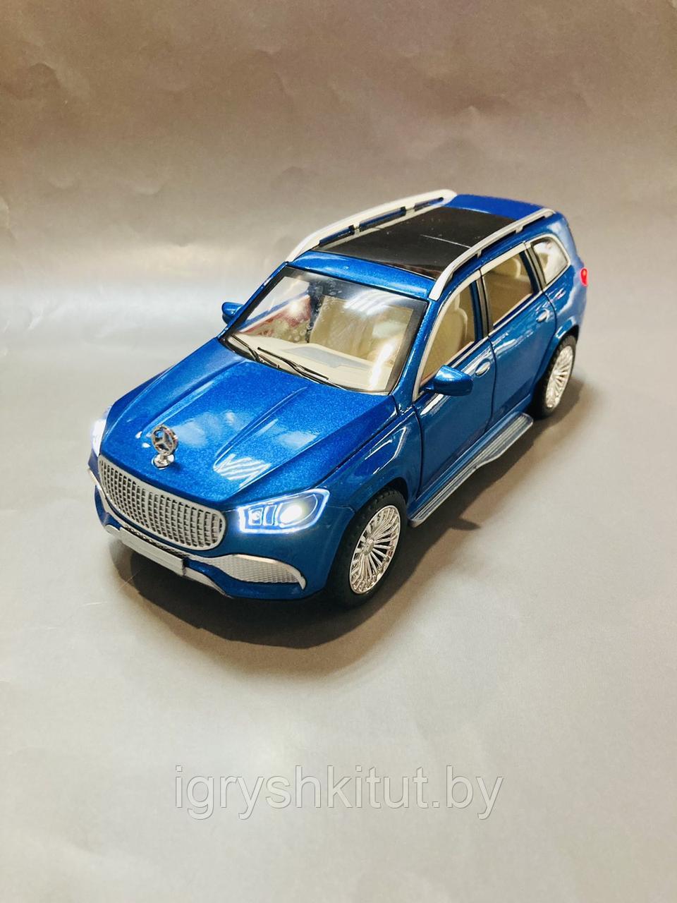 Mercedes-Maybach GLS 600 инерционная, металл, свет, звук,двери открываются