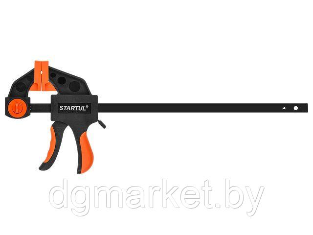 Струбцина пистолетная 300х60мм STARTUL PROFI (ST9026-30) (быстрозажимная, мягкие накладки) - фото 1 - id-p181704253