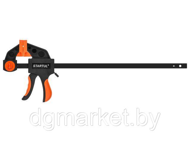 Струбцина пистолетная 350х60мм STARTUL PROFI (ST9026-35) (быстрозажимная, мягкие накладки) - фото 1 - id-p181704254