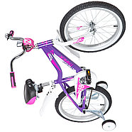 Велосипед детский Novatrack Novara 18" фиолетовый-белый, фото 10