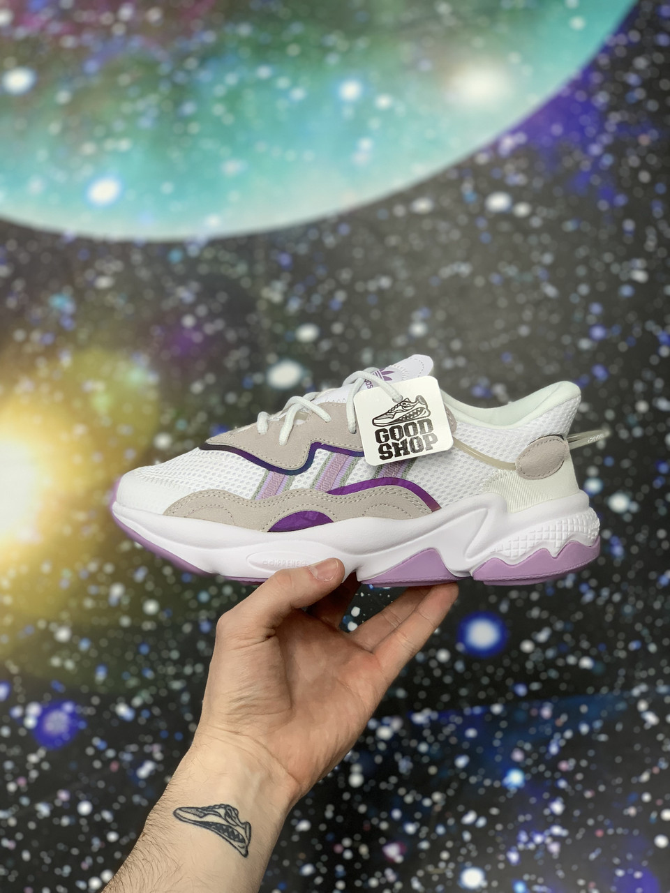 Кроссовки Adidas Ozweego White Purple