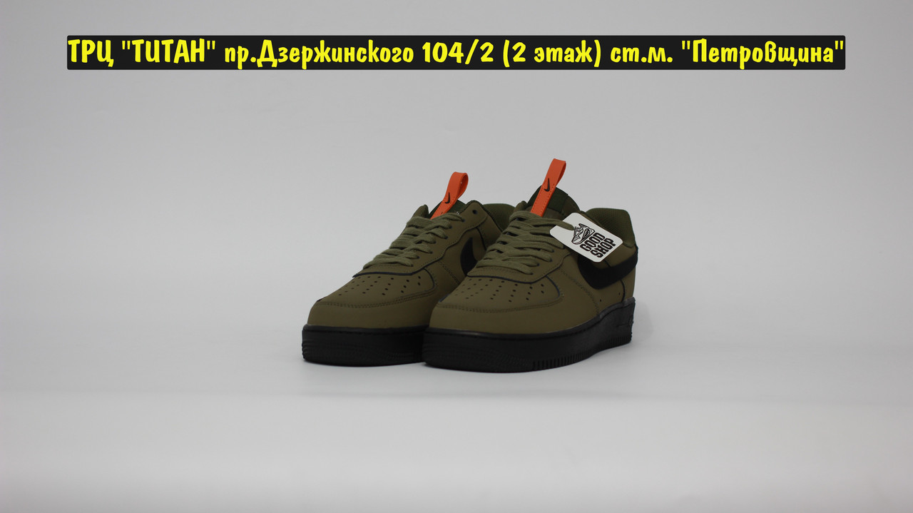 Кроссовки Nike Air Force 1 Olive Green - фото 2 - id-p130837988