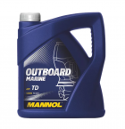 Моторное масло Mannol 2 Takt Outboard Marine 4л