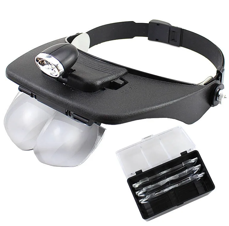 Лупа-очки с подсветкой MG81001-A Бинокуляр. Супер-цена! - фото 5 - id-p181713013
