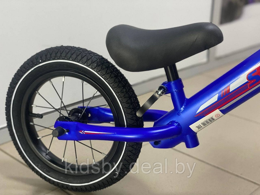 Беговел Slider DJA105B (синий) жидкостная покраска, надувные колеса 12, стальная рама - фото 4 - id-p181334141