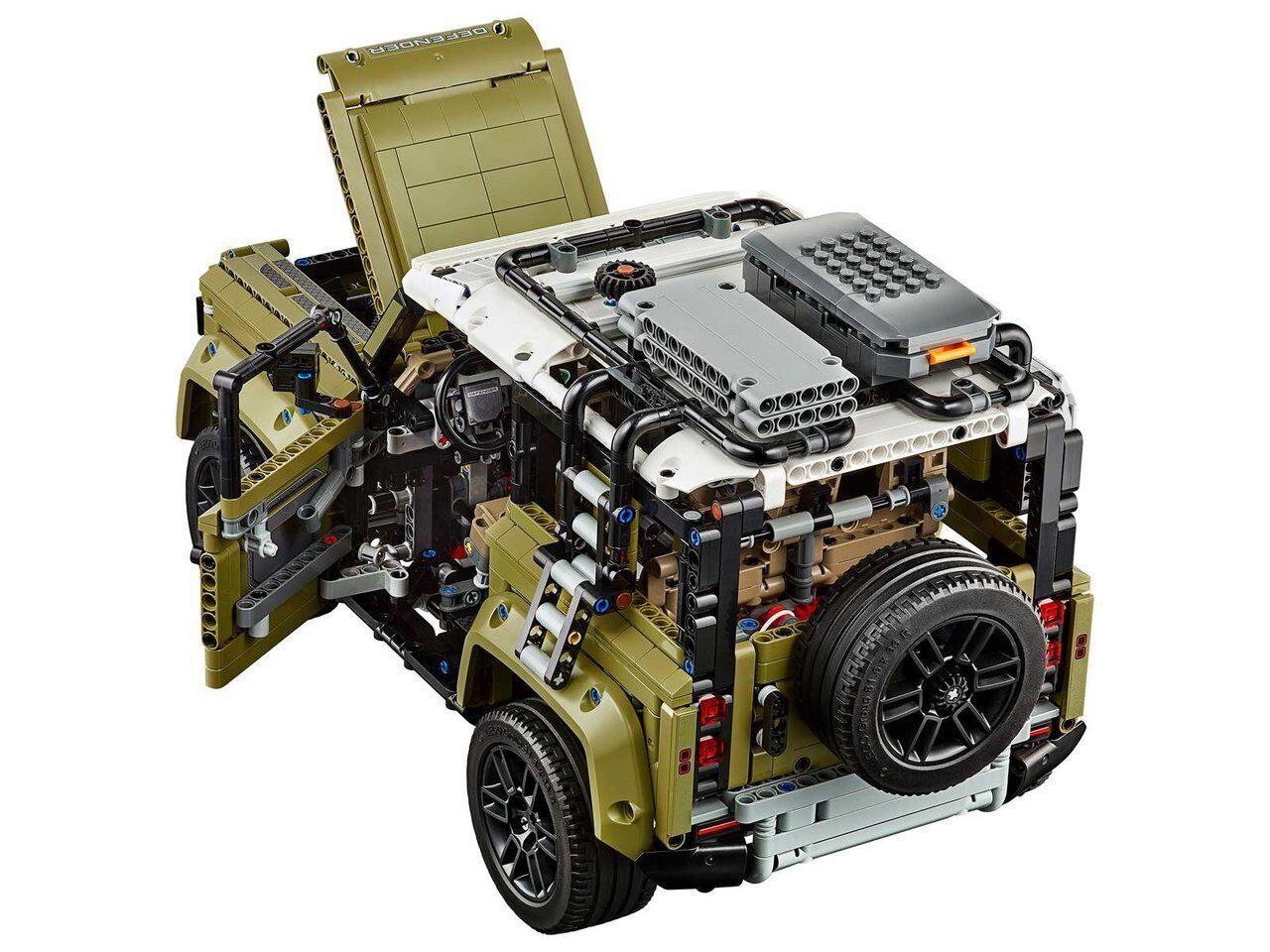 11450 Конструктор Лэнд Ровер LARI Land Rover Defender серия Technic Техник, 2573 деталей, Аналог LEGO 42110 - фото 6 - id-p181715914