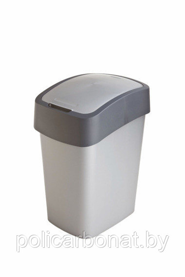 Конт. для мусора Pacific Flip Bin 25L, серый/графит - фото 2 - id-p107896035