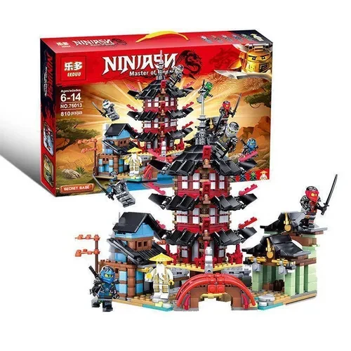 76013 Конструктор Leduo Ninjago Ниндзяго, замок дракона, 810 деталей, аналог лего Lego Ninjago Ниндзяго - фото 3 - id-p181716247