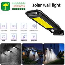 Светильник с датчиком движения на солнечной батарее Solar Induction Street Light T-100A, фото 3