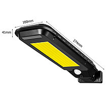 Светильник с датчиком движения на солнечной батарее Solar Induction Street Light T-100A, фото 2