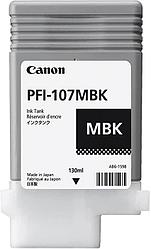 Картридж PFI-107MBk/ 6704B001 (для Canon imagePROGRAF iPF670/ iPF680/ iPF685/ iPF770/ iPF780) матовый чёрный