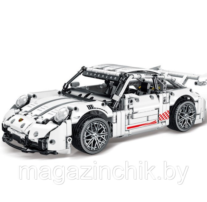 Конструктор Белый Porsche GT 1268 дет., MOC MORK 023024-3, Техник - фото 2 - id-p181778042