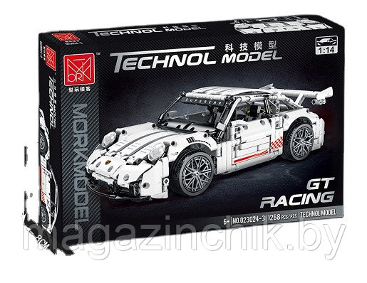 Конструктор Белый Porsche GT 1268 дет., MOC MORK 023024-3, Техник - фото 7 - id-p181778042