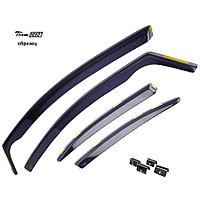 Ветровики вставные для Dodge Durango II (2004-2010) / Додж Дюранго [13407](HEKO)