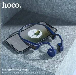 Беспроводные наушники HOCO ES57 Синие (Bluetooth) - фото 6 - id-p181784384