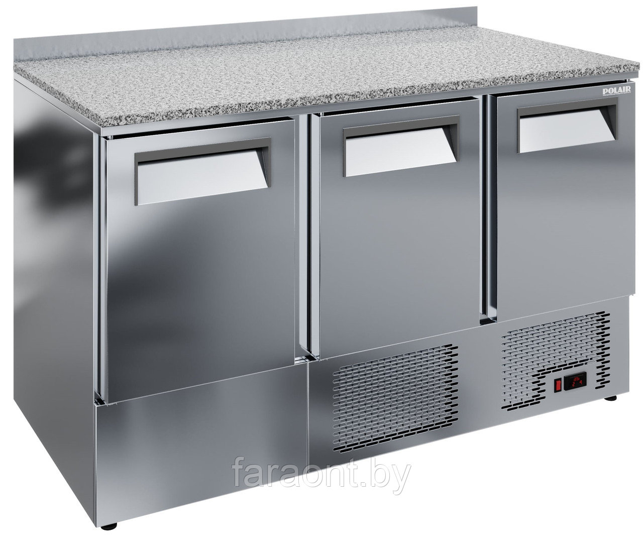 Холодильный стол среднетемпературный Polair TMi3-GC (гранит) 300 л