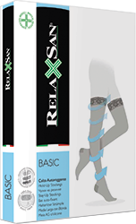 Чулки компрессионные RelaxSan Basic II кл.компрессии (140 den) с закрытым мыском: р.5 беж