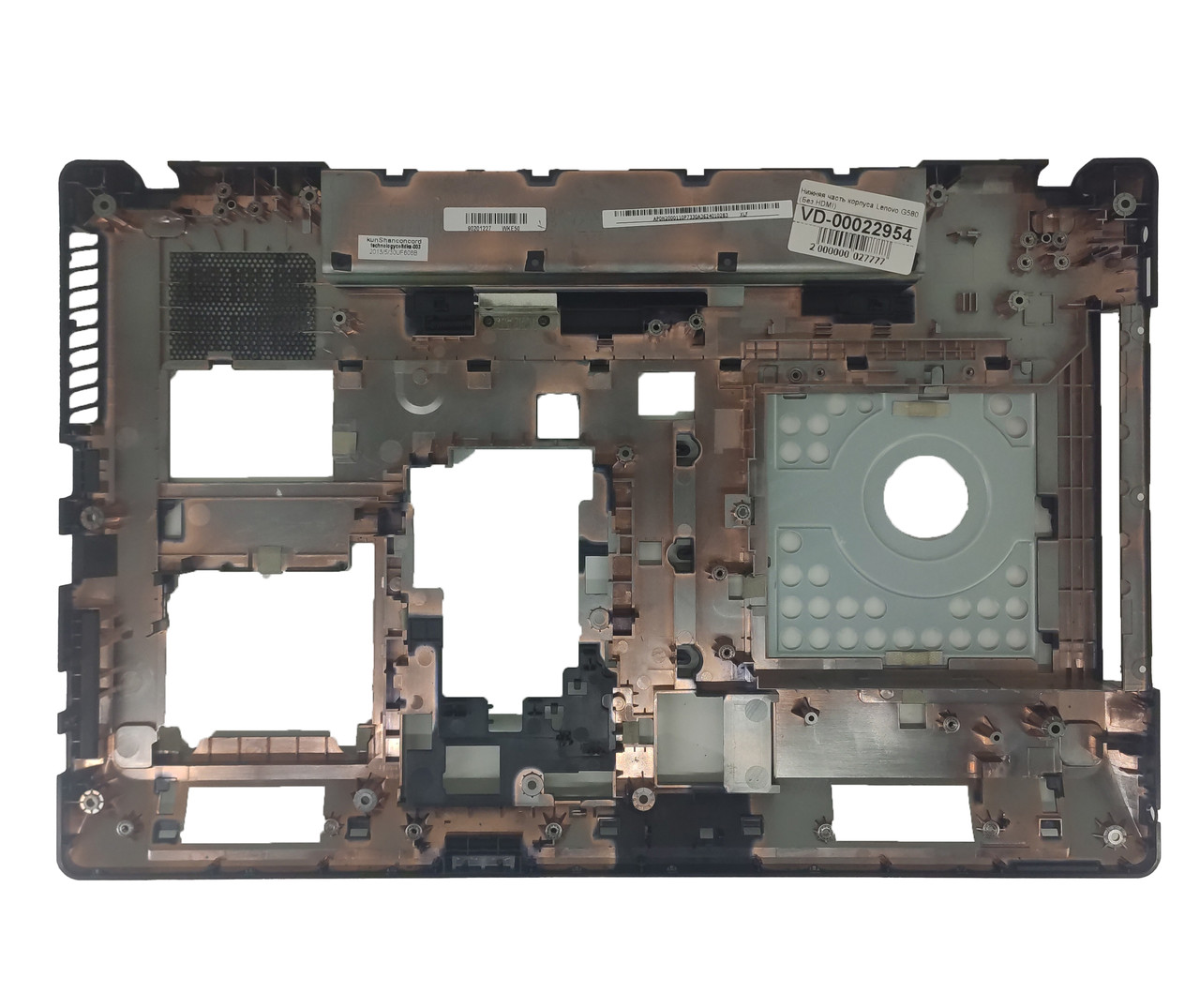Нижняя часть корпуса Lenovo G580 (Без HDMI), черная - фото 2 - id-p181784692