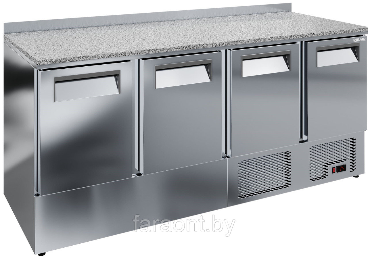 Холодильный стол среднетемпературный Polair TMi4-GC (гранит) 400 л - фото 1 - id-p181785257