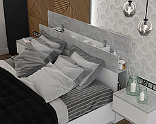 Набор мебели для жилой комнаты Quartz-13 (Спальня-1)  кровать с ПМ фабрика Интерлиния - 2 варианта цвета, фото 2