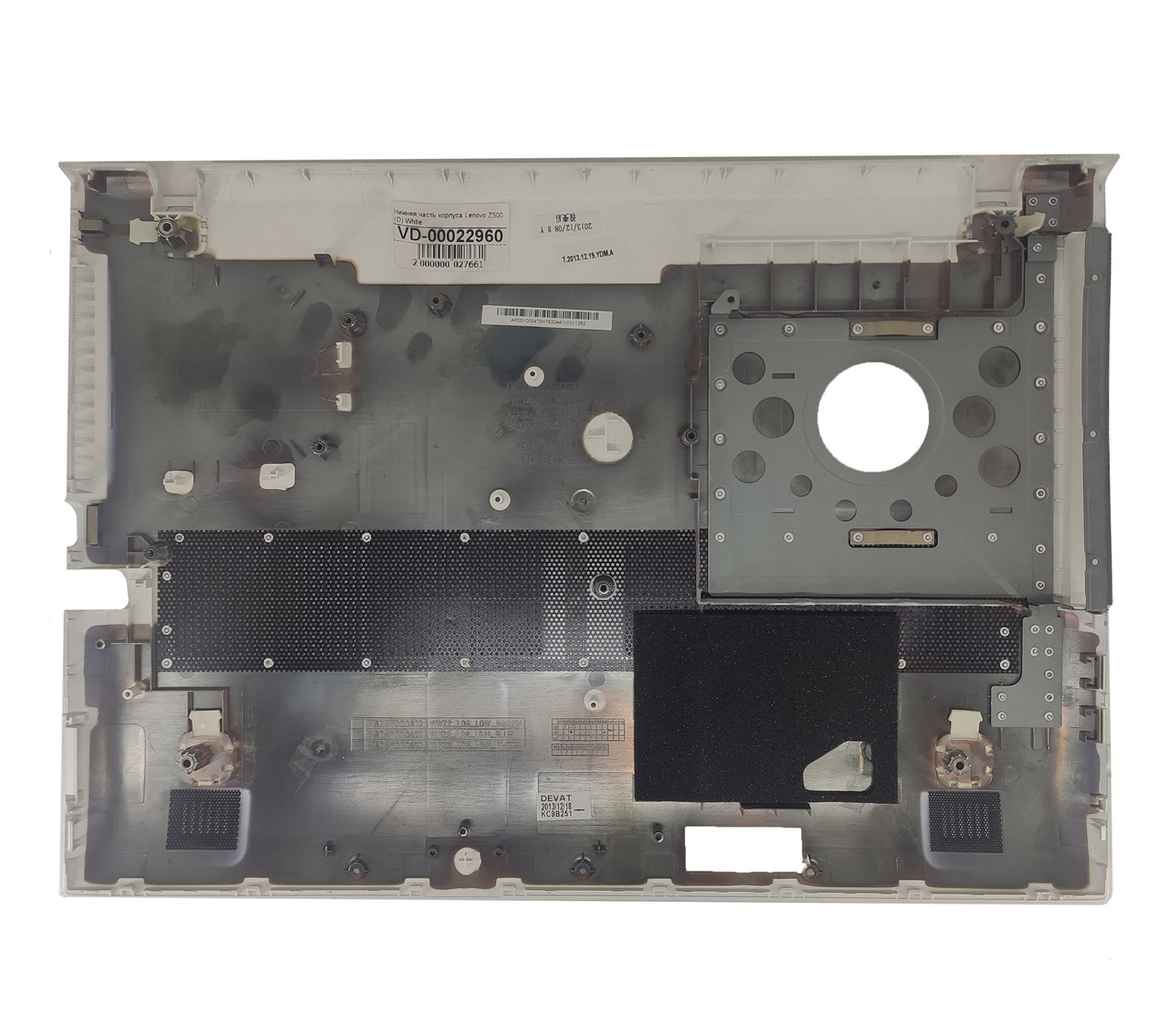 Нижняя часть корпуса Lenovo Z500, белая - фото 2 - id-p181785309